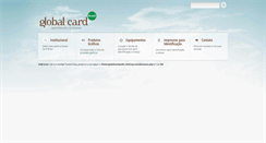Desktop Screenshot of globalcardbrasil.com.br